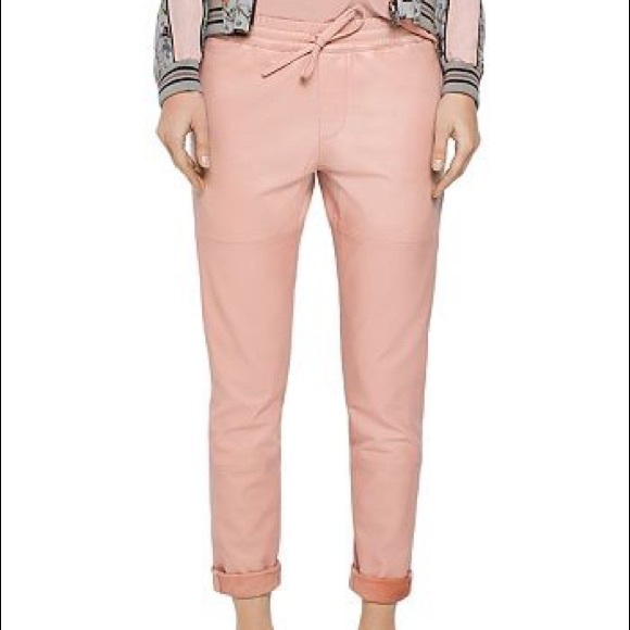 zadig and voltaire leather pants